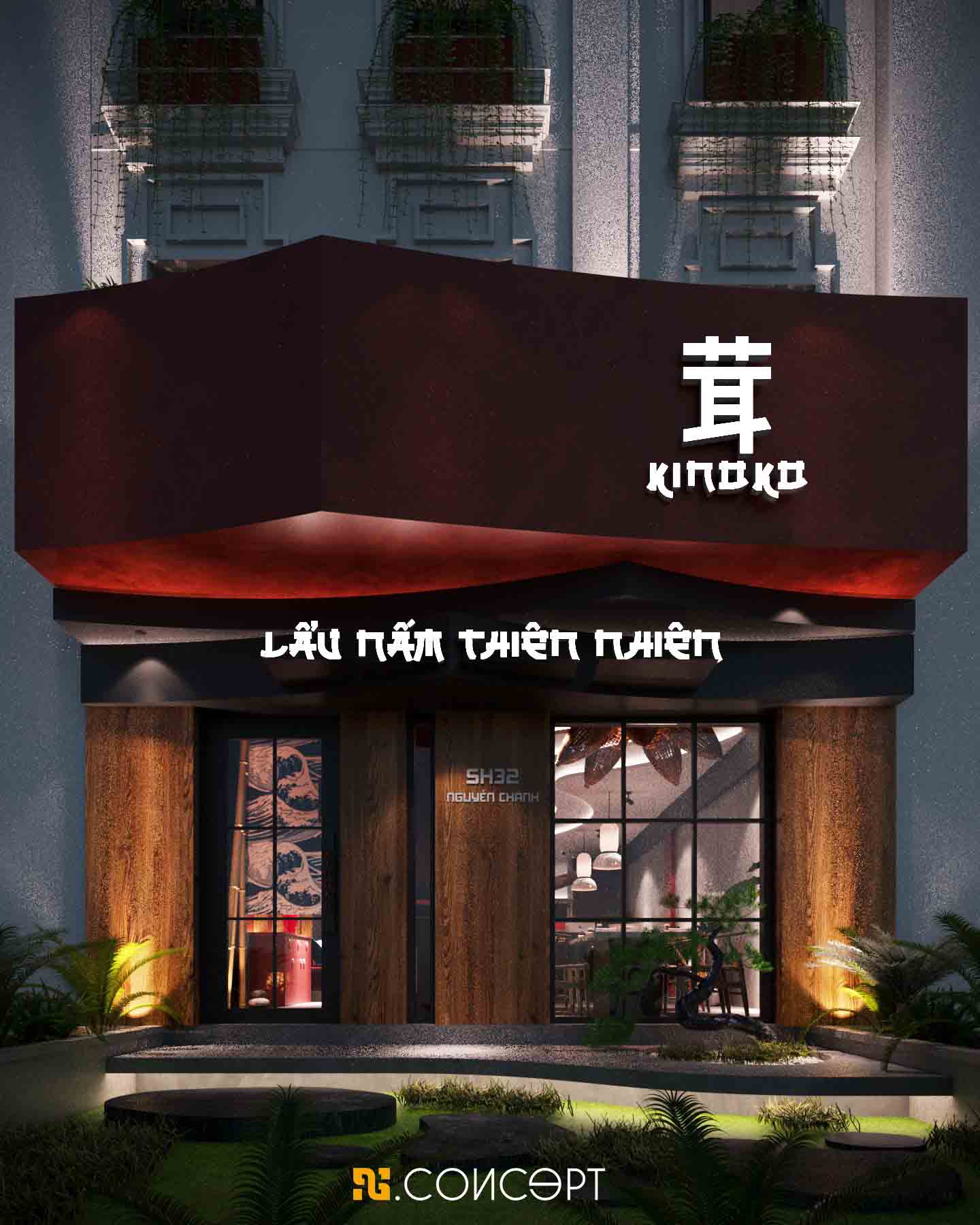 KINOKO RESTAURANT – BASE 2 | SH32 NGUYEN CHANH, CAU GIAY, HA NOI